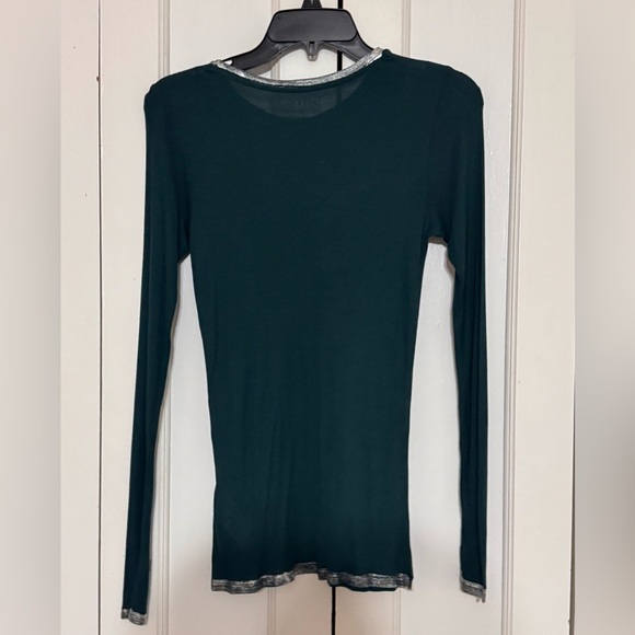 ZADIG & VOLTAIRE WILLY FOIL in PEACOCK - Picture 6 of 9